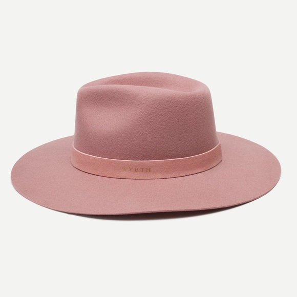 Wyeth Wool Fedora Pink Rose - Picture 2 of 6